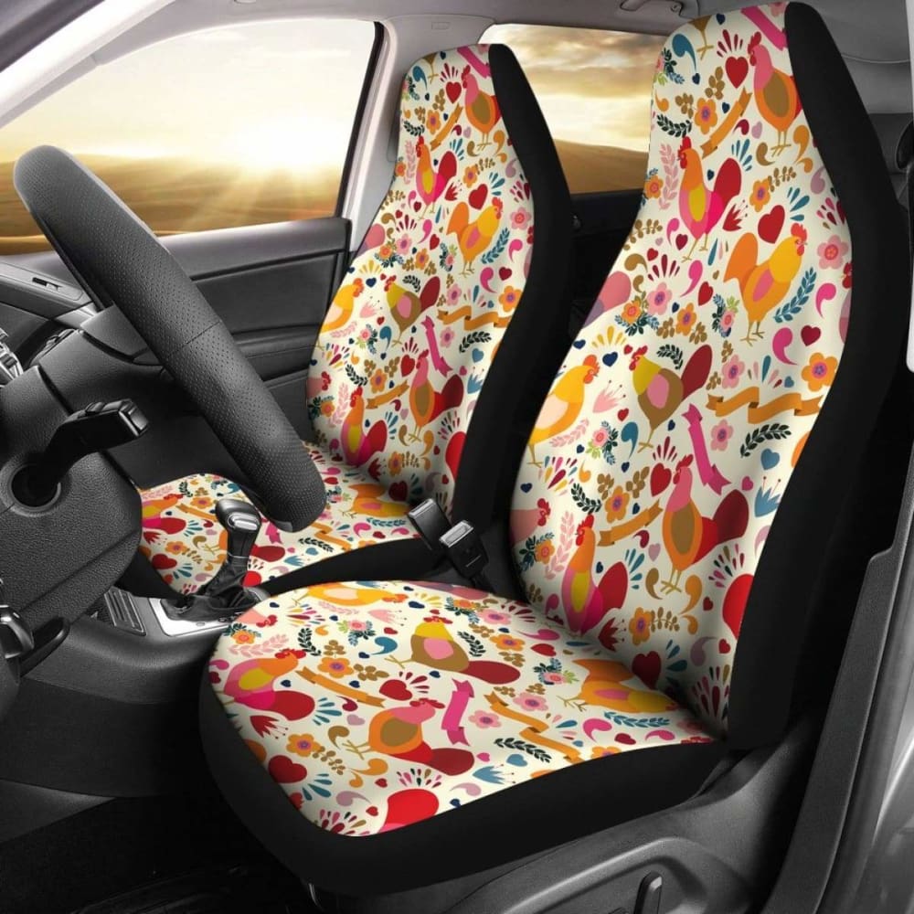 Adorable Chicken Car Seat Covers - Cute & Durable Protection for Your Vehicle Seats | Perfect for Pet Owners, Parents & Car Enthusiasts