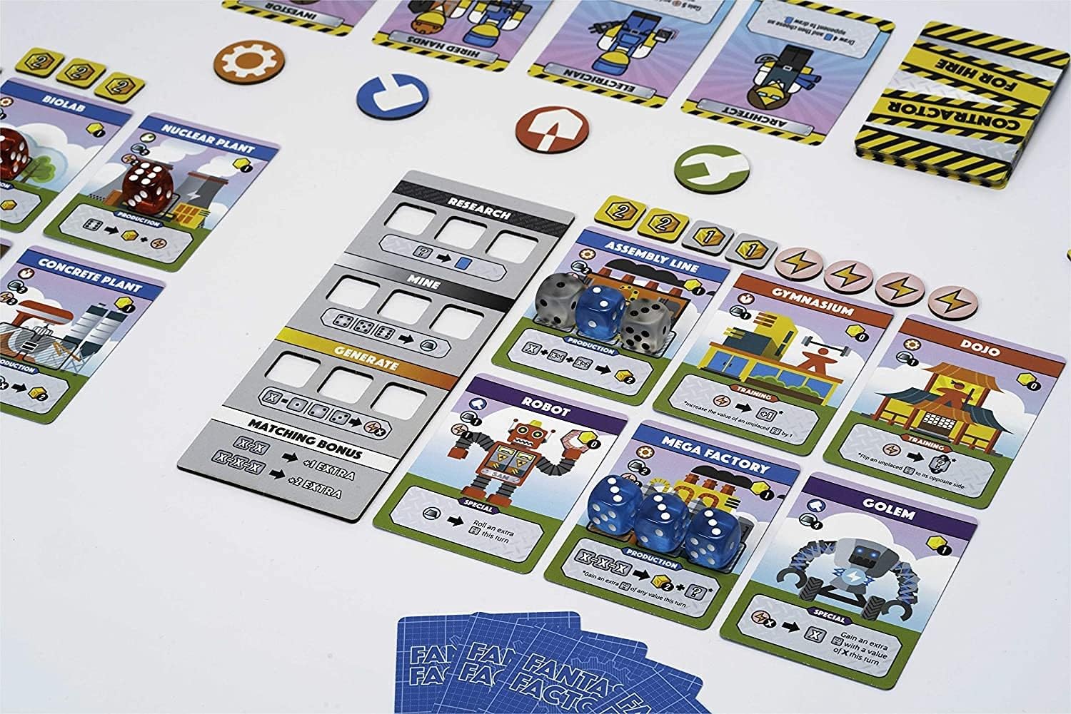 Fantastic Factories Strategy Board Game for Adults & Families - Fun Factory Building & Resource Management Game for Game Nights & Parties