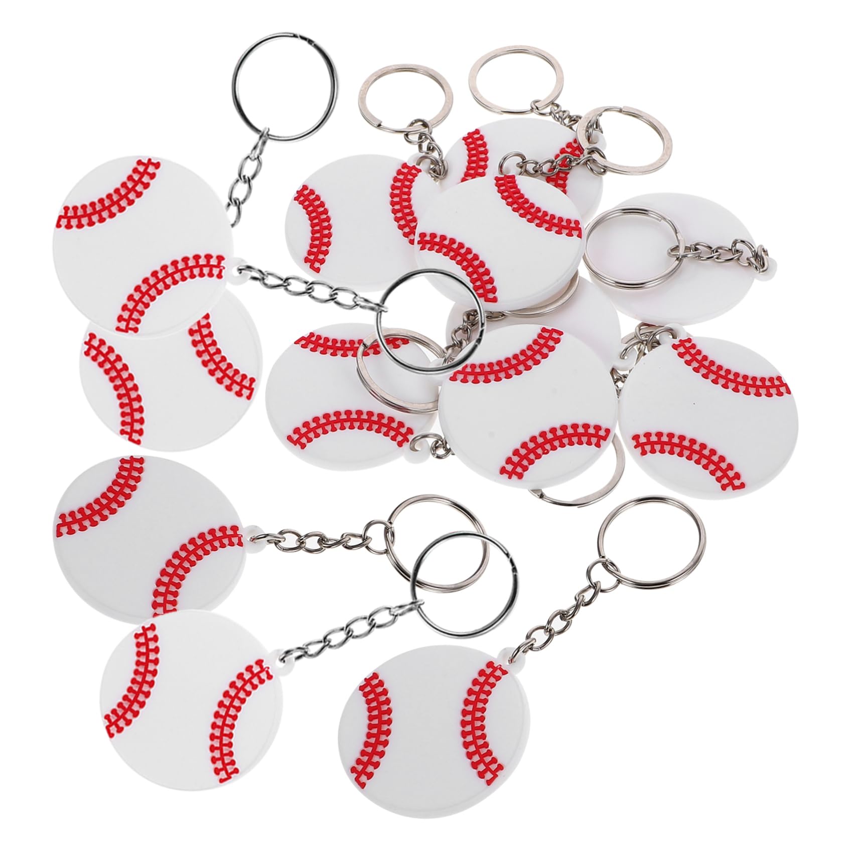 MUSISALY 20pcs Volleyball Keychains Bulk - Durable PVC Charm Keyrings for Sports Lovers, Team Gifts & Party Favors - Perfect for Volleyball Players, Coaches & Fans (Great for Tournaments, Fundraisers & School Events)
