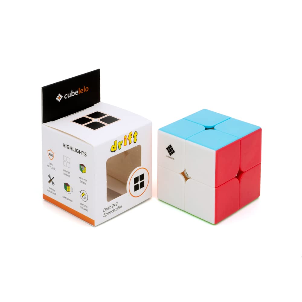 2x2x2 High-Speed Stickerless Magic Cube - Smooth & Durable Puzzle Toy for Kids & Adults - Perfect for Stress Relief, Brain Training & Gift Giving