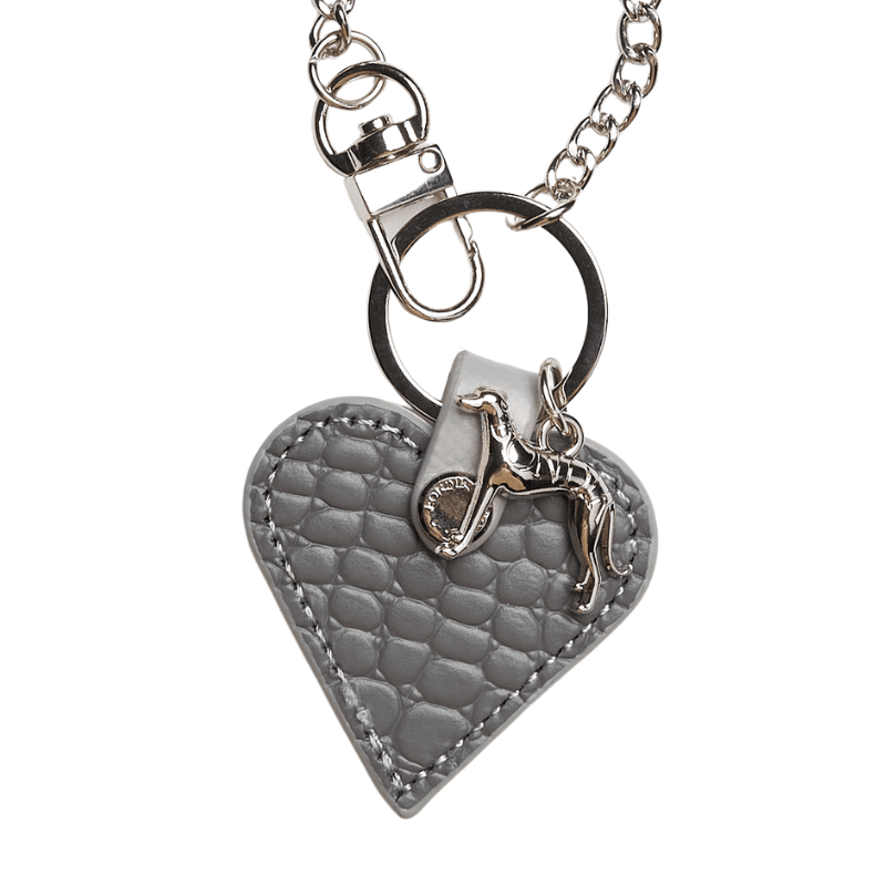 Moonstone Leather Heart Bag Charm - Elegant Handbag Accessory for Women | Perfect for Everyday Use, Parties & Gifts