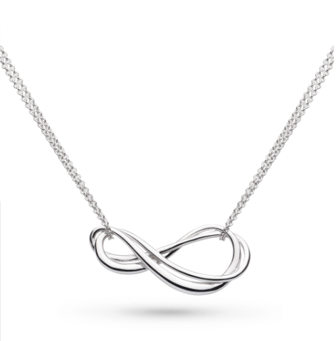 Infinity Twin Chain Necklace for Women - Elegant Layered Necklace Jewelry Gift for Her - Perfect for Valentine's Day, Anniversary & Everyday Wear