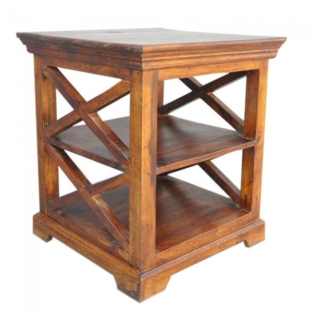 French Style Corner Lamp Table - Elegant Home Decor for Living Room, Bedroom & Office - Perfect for Reading, Relaxing & Creating Cozy Ambiance