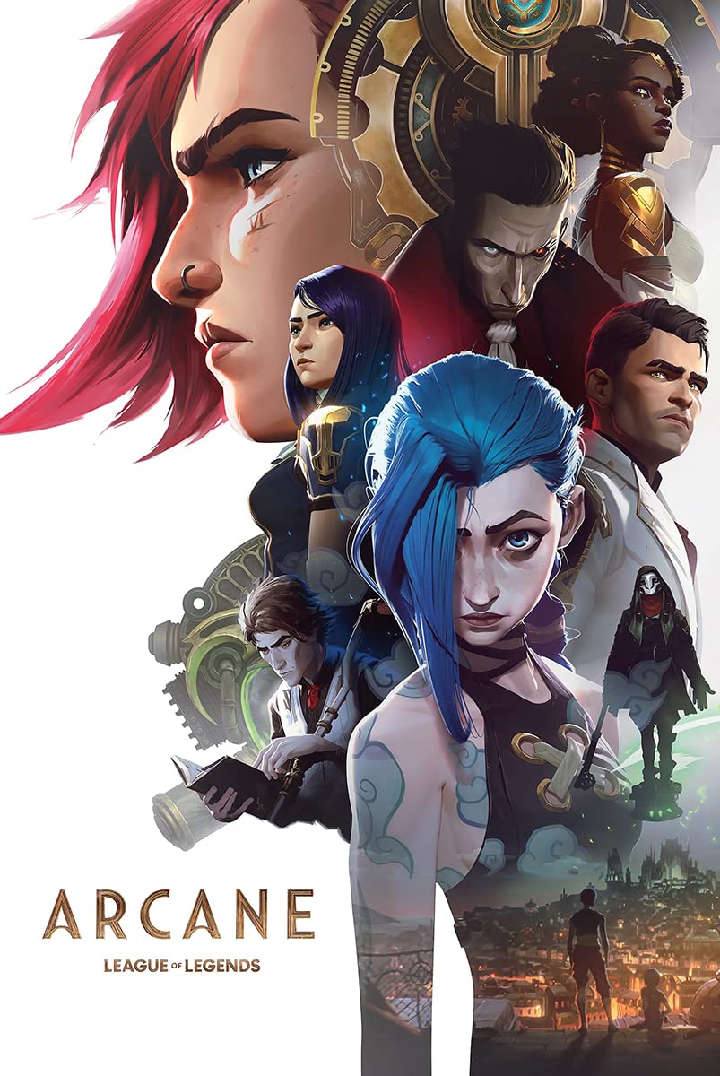 Arcane League of Legends LOL Game Poster Wall Art - 24x36 Inches Unframed - Perfect for Gamer Room Decor, Home Theater, and Office Wall Art