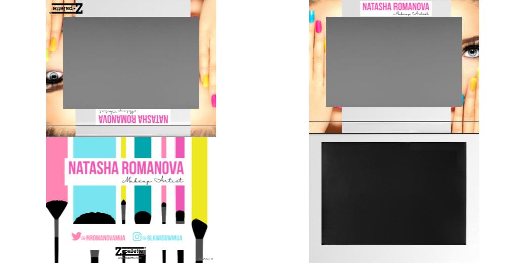 Custom Extra Large Z Palette - Magnetic Makeup Palette for Eyeshadows & Blush - Perfect for Makeup Artists & Travel Organizing