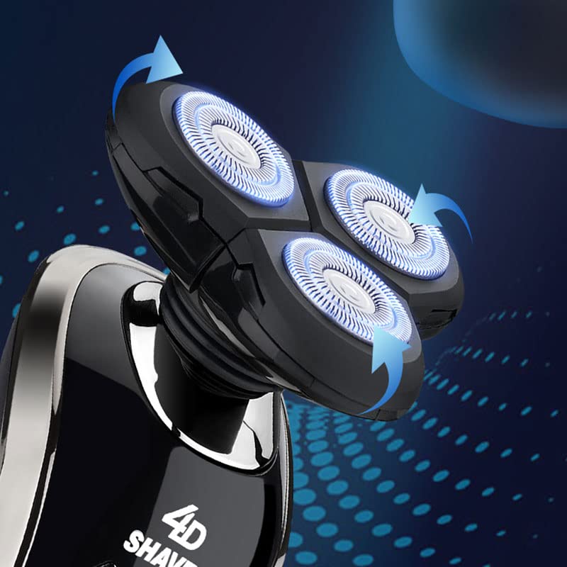 5-in-1 Electric Head Shaver for Bald Men - Waterproof Wet/Dry Rechargeable Razor with LCD Display | Perfect for Travel, Gym & Daily Facial Shaving