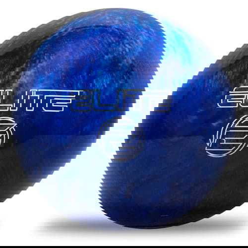 ELITE Star Blue Pearl Bowling Ball - High Performance Reactive Resin for Hook & Strike - Perfect for League Play & Tournament Bowlers