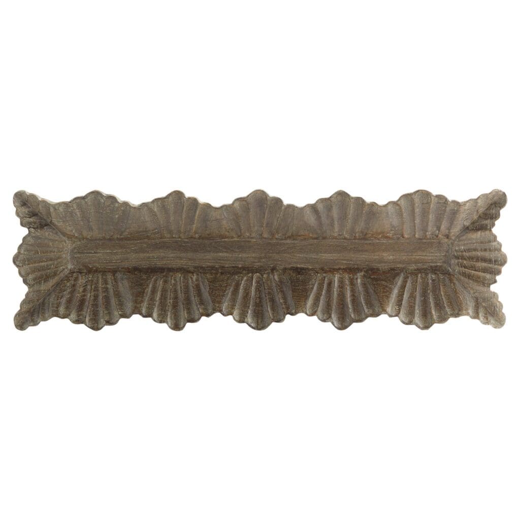 Cyan Design 11537 Lorenza Rectangular Tray in Brown - Elegant Serving Tray for Dining, Home Decor & Gift Giving