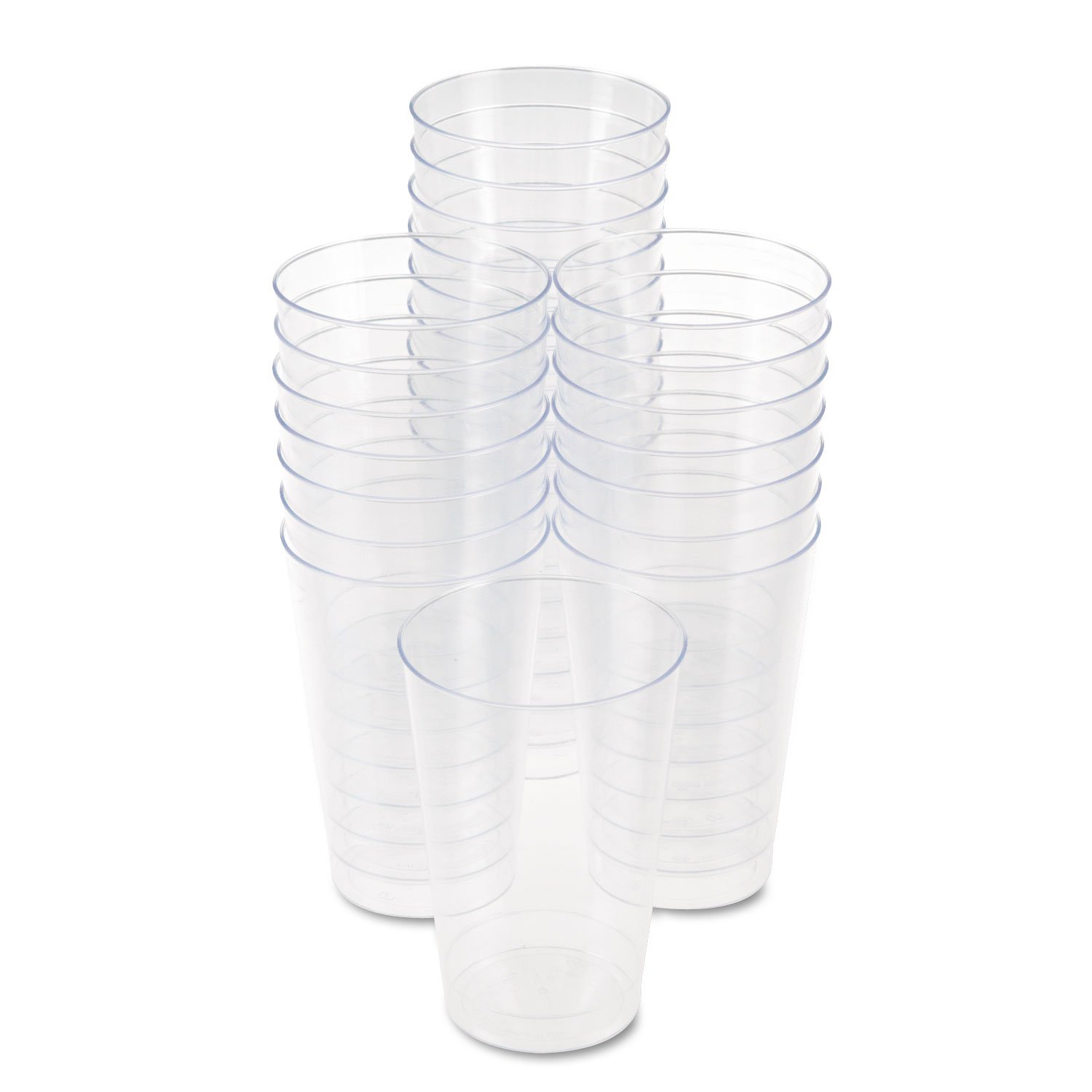 Clear 12 oz Plastic Tumblers for Cold Drinks - 500/Case, Party & Restaurant Use