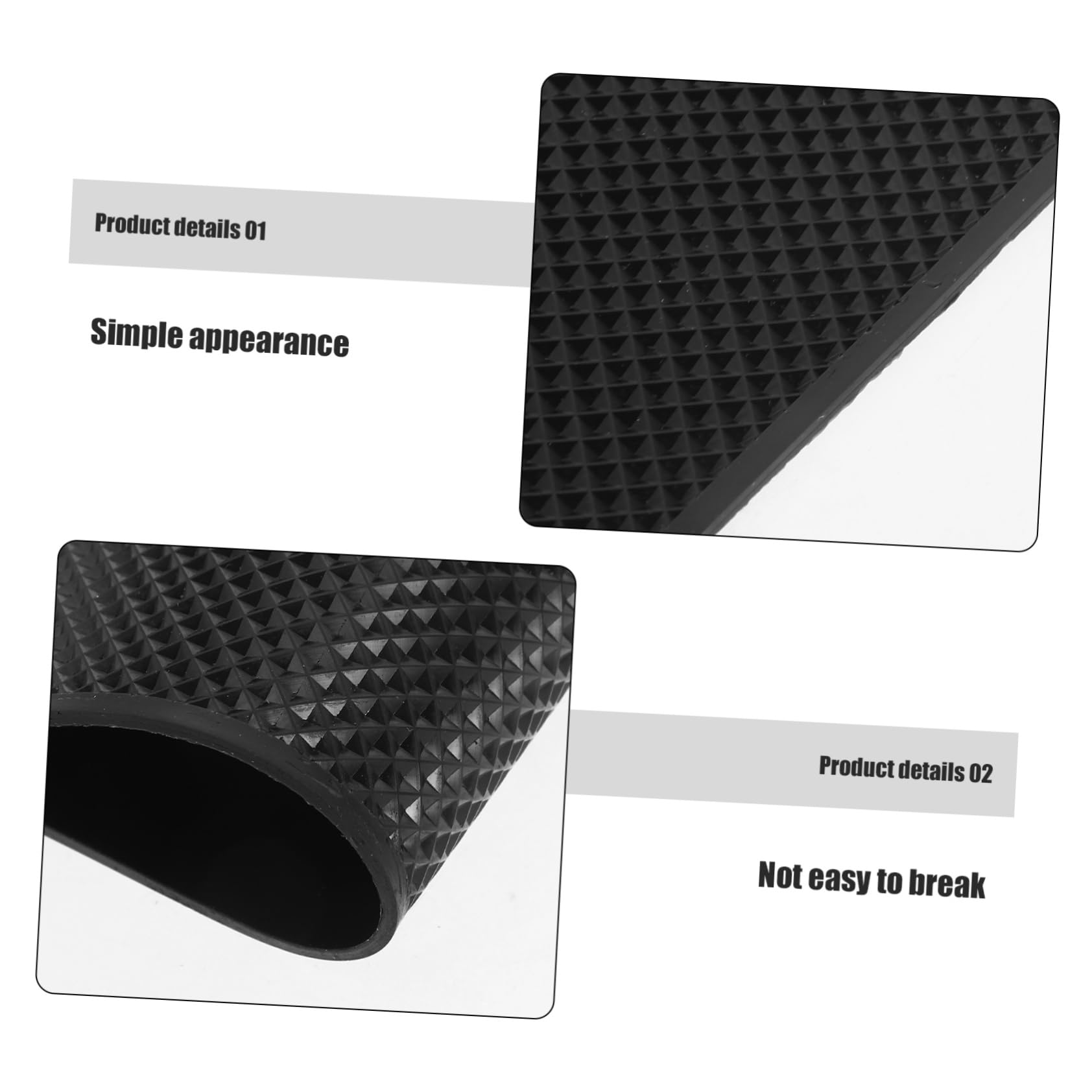 Non-Slip Car Dashboard Mat - Anti-Skid Phone Holder & Perfume Tray for Safe Driving | Universal Fit for Most Vehicles | Perfect for Road Trips & Daily Commutes