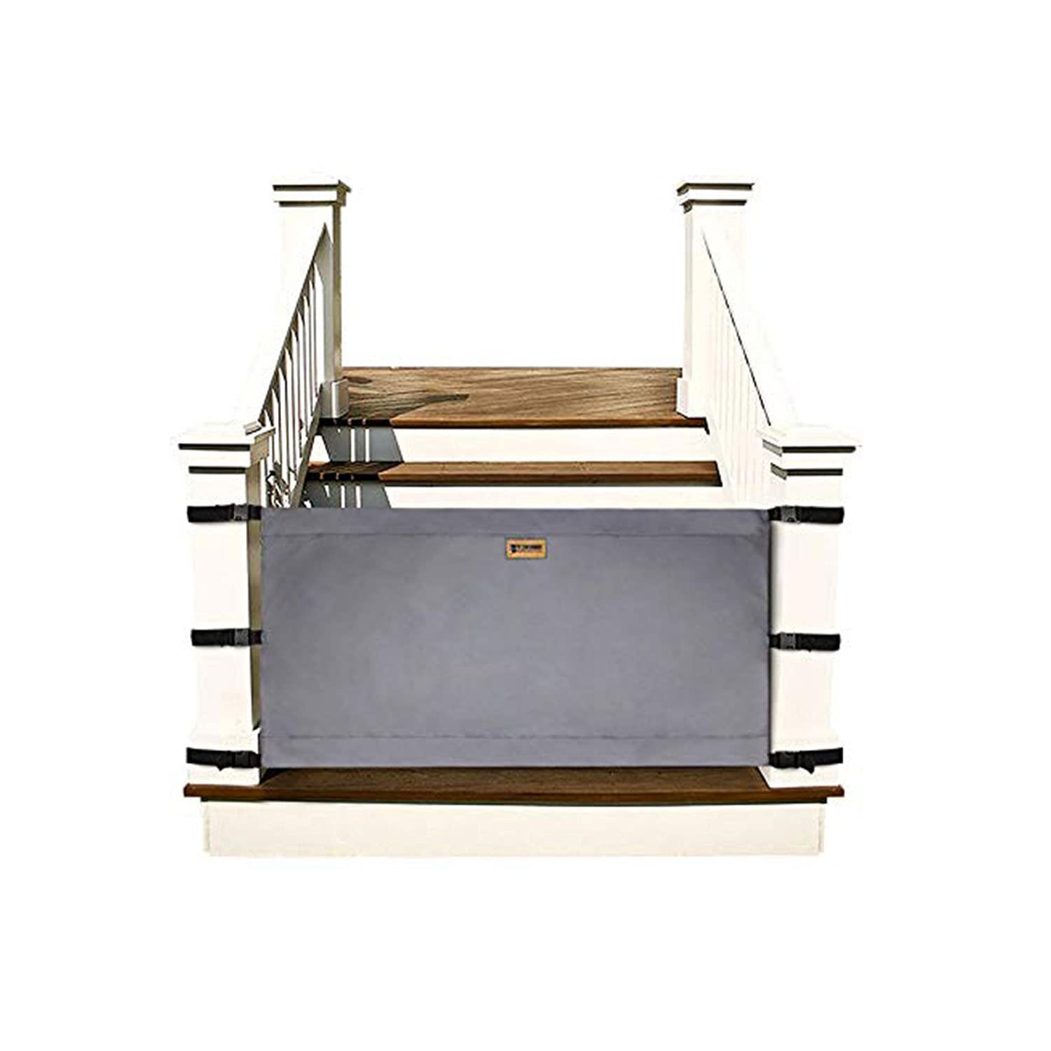 No-Drill Baby & Pet Safety Gate for Stairs - Adjustable 36