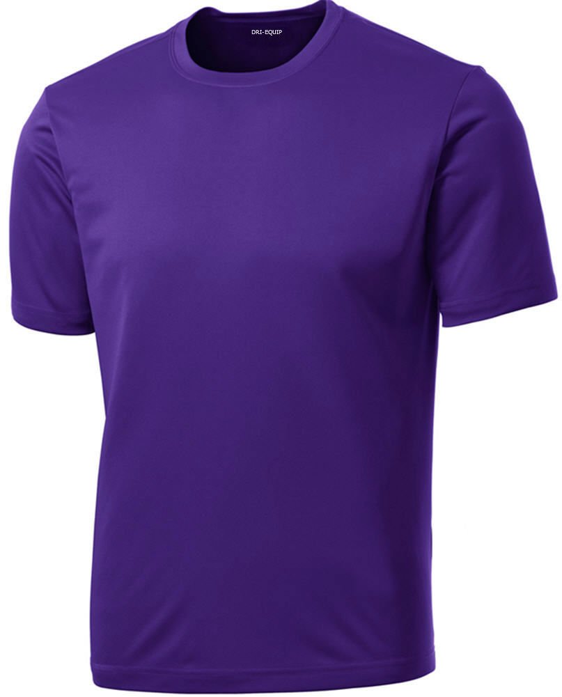 DRIEQUIP Men's Big & Tall Moisture Wicking Athletic T-Shirt - Breathable Quick Dry Workout Shirt for Gym, Running & Outdoor Sports