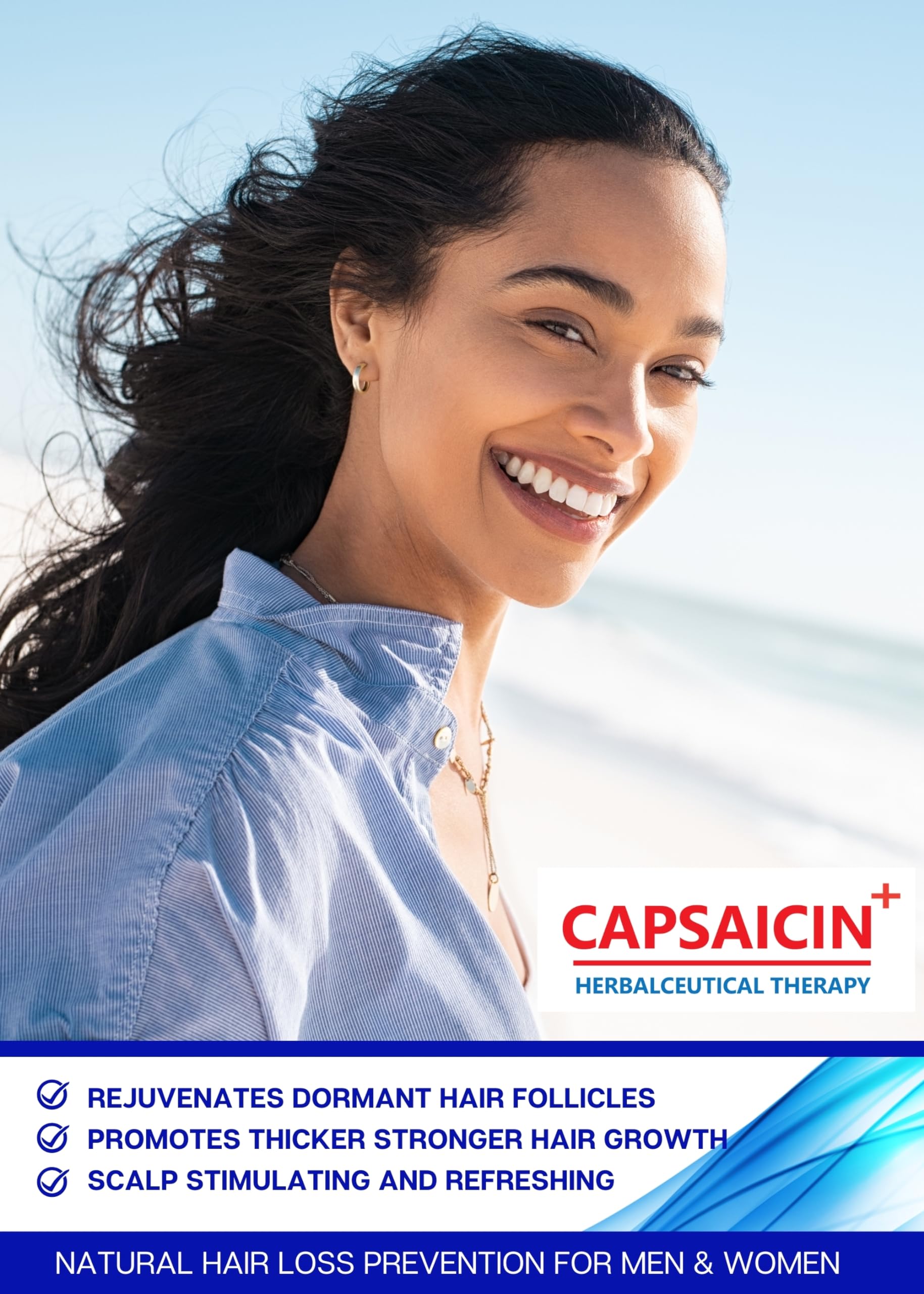 Botanical Hair Growth Therapy for Men & Women - Capsaicin Anti-Hair Loss Pre-Shampoo Scalp Treatment | Thinning Hair Prevention Shampoo & Conditioner | Promotes Natural Hair Growth for Thicker, Fuller Hair | Perfect for Daily Hair Care Routine & Scalp Health Maintenance