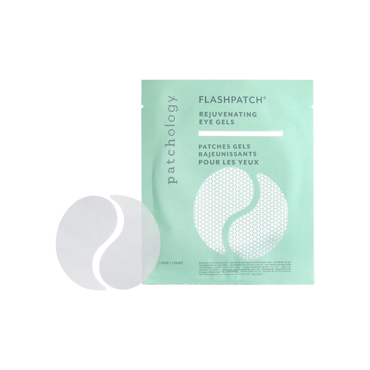 Flashpatch Rejuvenating Eye Gels - Dark Circle & Puffiness Reducing Eye Patches for Brightening & Hydrating Under Eyes | Perfect for Morning Routine, Travel & Post-Workout Recovery