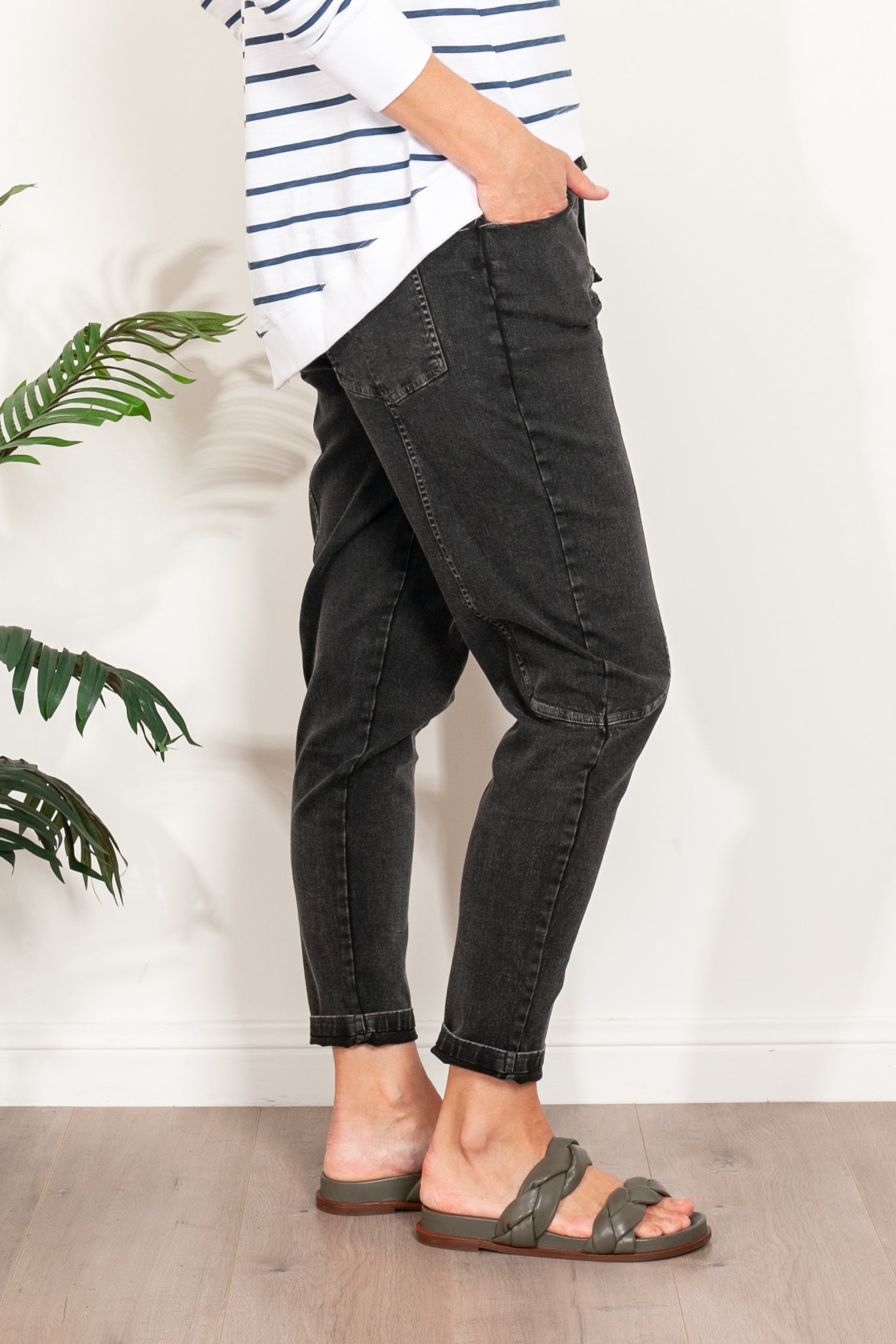 Lulu Organic Cotton Soho Jeans for Women - High Waist Skinny Stretch Denim Pants - Eco-Friendly Comfort Fit (Perfect for Casual Wear, Office & Travel)