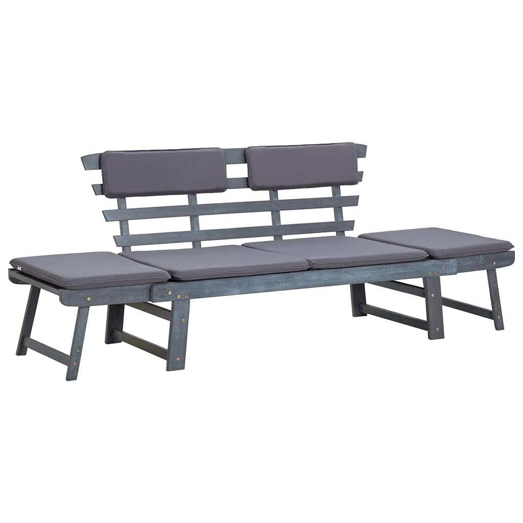 Convertible Outdoor Sofa Bench - 74.8