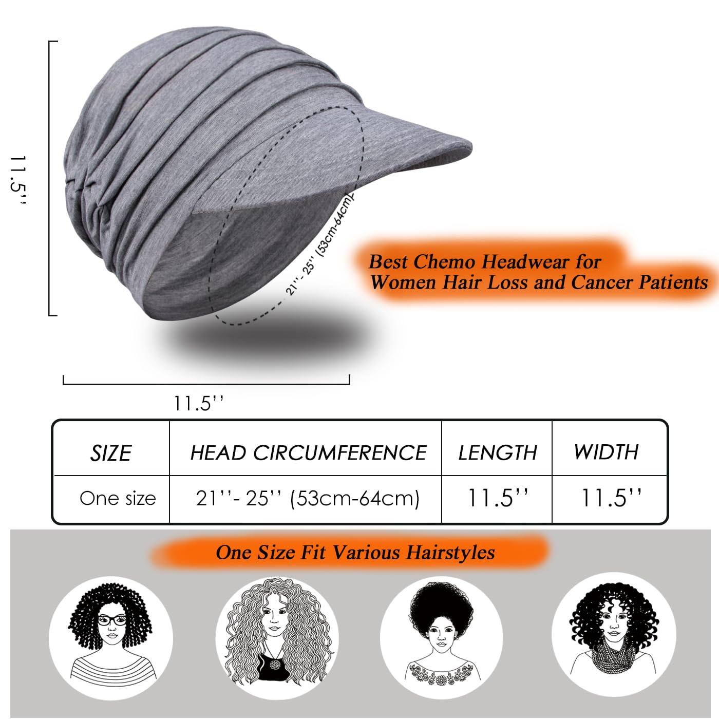 Soft Bamboo Baseball Cap for Women - Breathable & Comfortable Chemo Hat for Hair Loss - Perfect for Outdoor Activities, Cancer Treatment & Everyday Wear