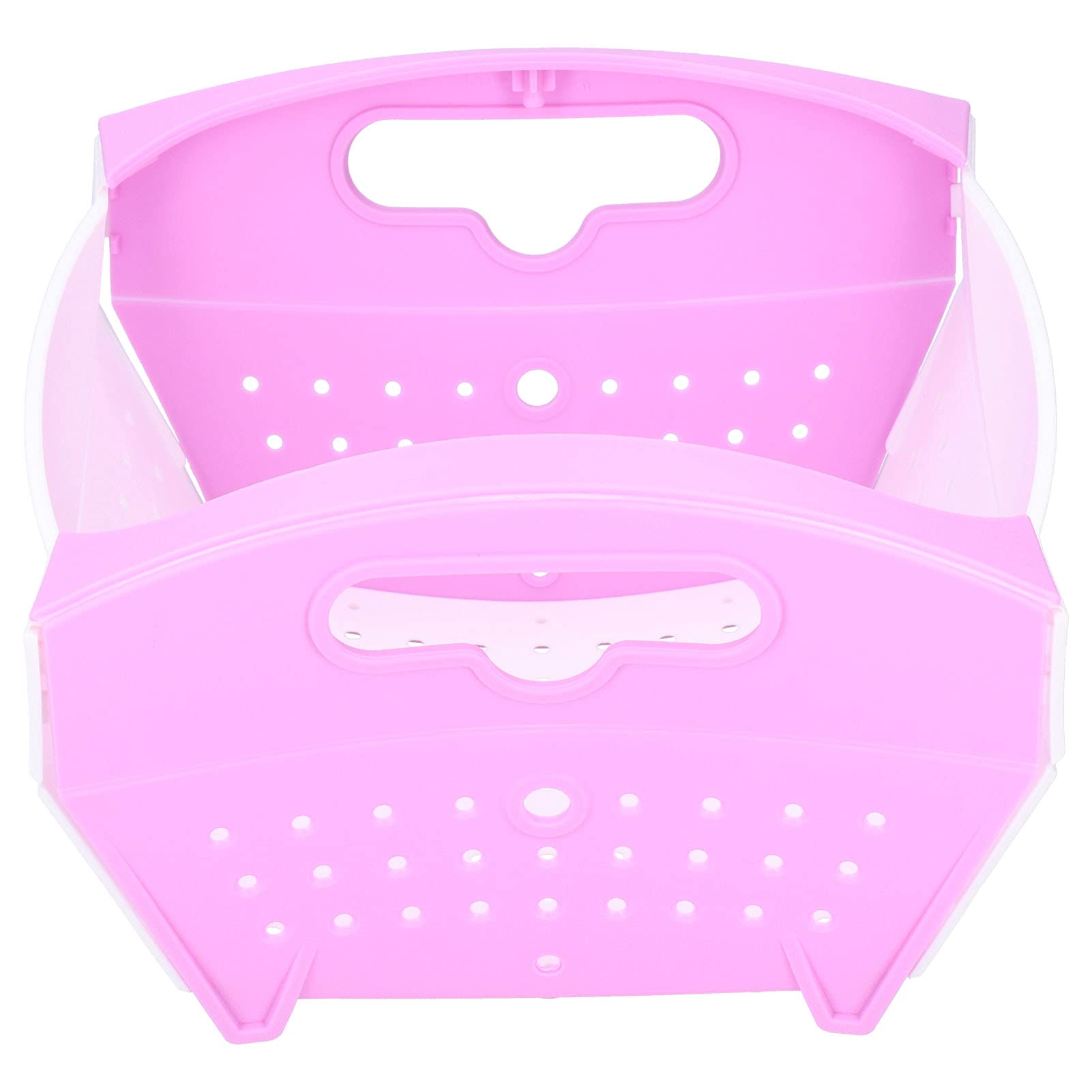 Lightweight Foldable Kitchen Drain Basket - Portable Multifunctional Storage Organizer for Home, Restaurant & Camping | Perfect for Washing Fruits, Vegetables & Dish Drying