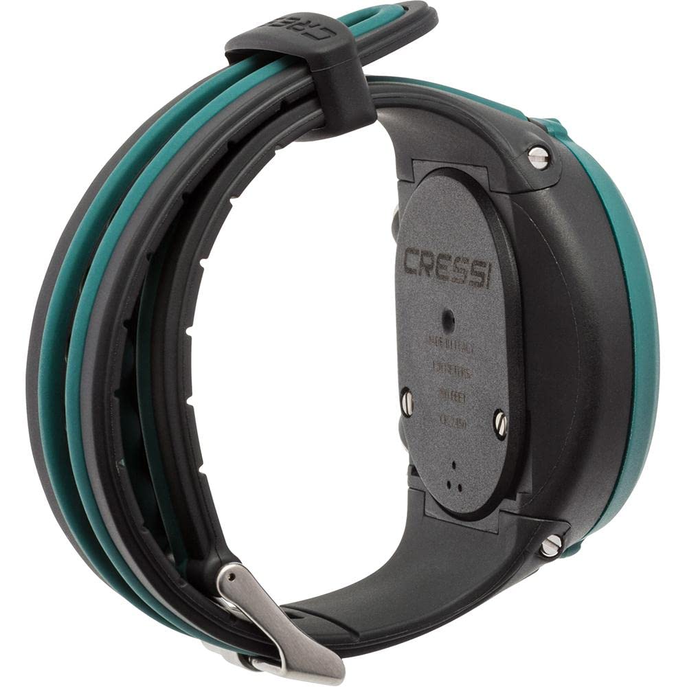 Cressi Nepto Freediving Watch Computer - Fully Customizable Dive Watch with Depth Gauge - Anti-Taravana Protection - Italian Made Scuba Diving Gear for Spearfishing & Underwater Exploration