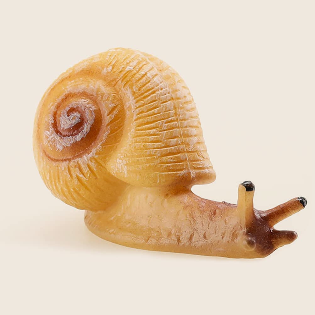 TOYANDONA 4Pcs Educational Snail Toy Set for Kids - Early Learning & Aquarium Decor
