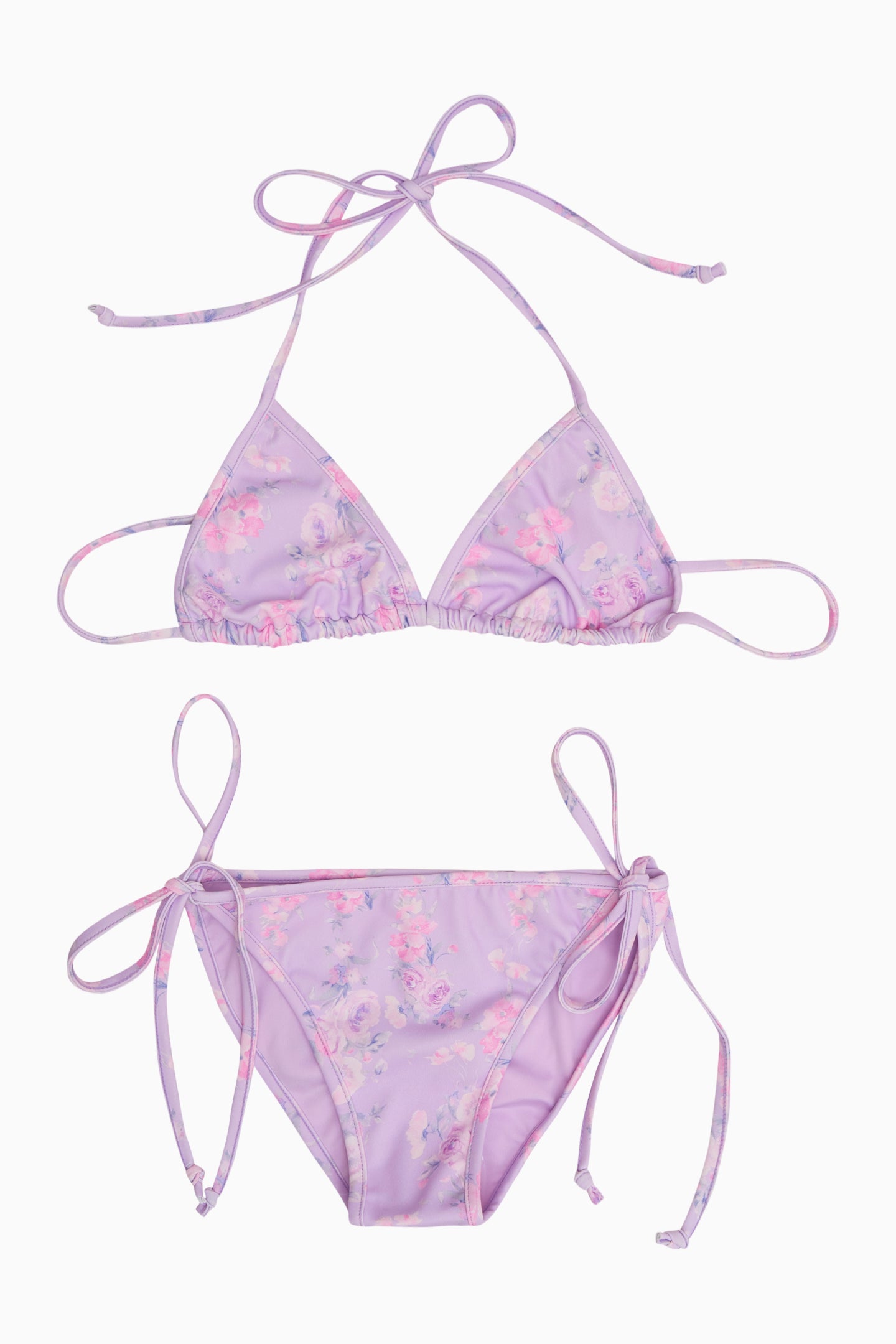 Dannie Fragrance Print Bikini for Tweens - Stylish Two-Piece Swimsuits for Girls | Perfect for Beach Vacations, Pool Parties & Summer Getaways