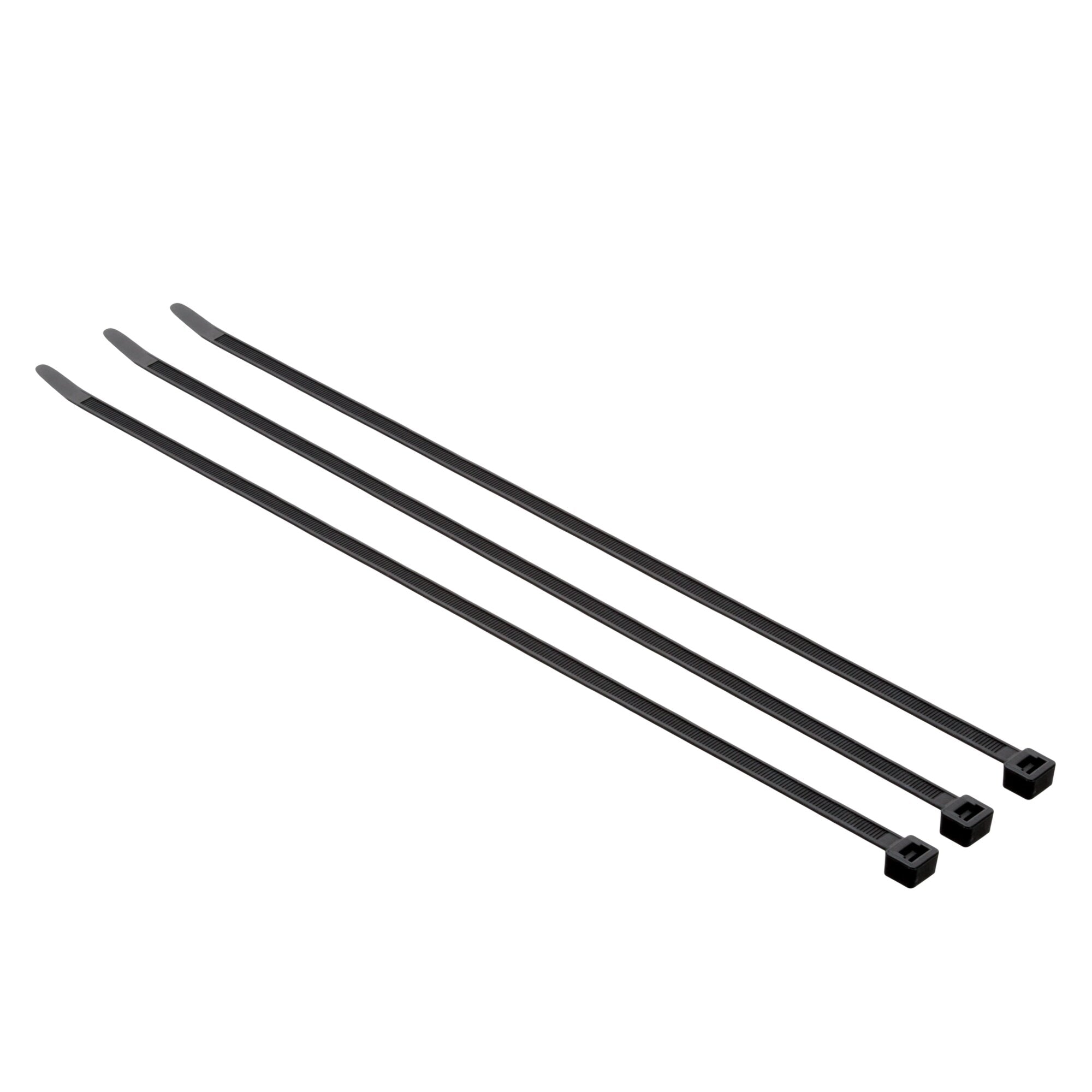 3M Black Cable Ties 15-Inch 120-Pack - Heavy Duty Nylon Zip Ties for Organizing Wires, Cables, and DIY Projects - Indoor & Outdoor Use