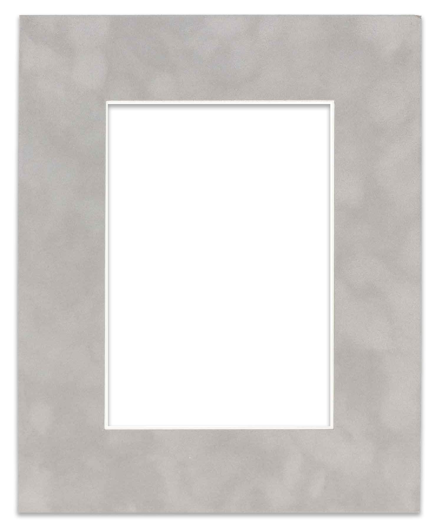 24x40 Acid-Free Light Grey Suede Precut Matboard - Bevel Cut for 20x38 Photos with Backing Board | 4-Ply Thickness for Picture Framing & Preservation | Includes Crystal Clear Self-Seal Photo Mat Bag | Perfect for Home Decor, Art Displays, and Professional Photography Presentations