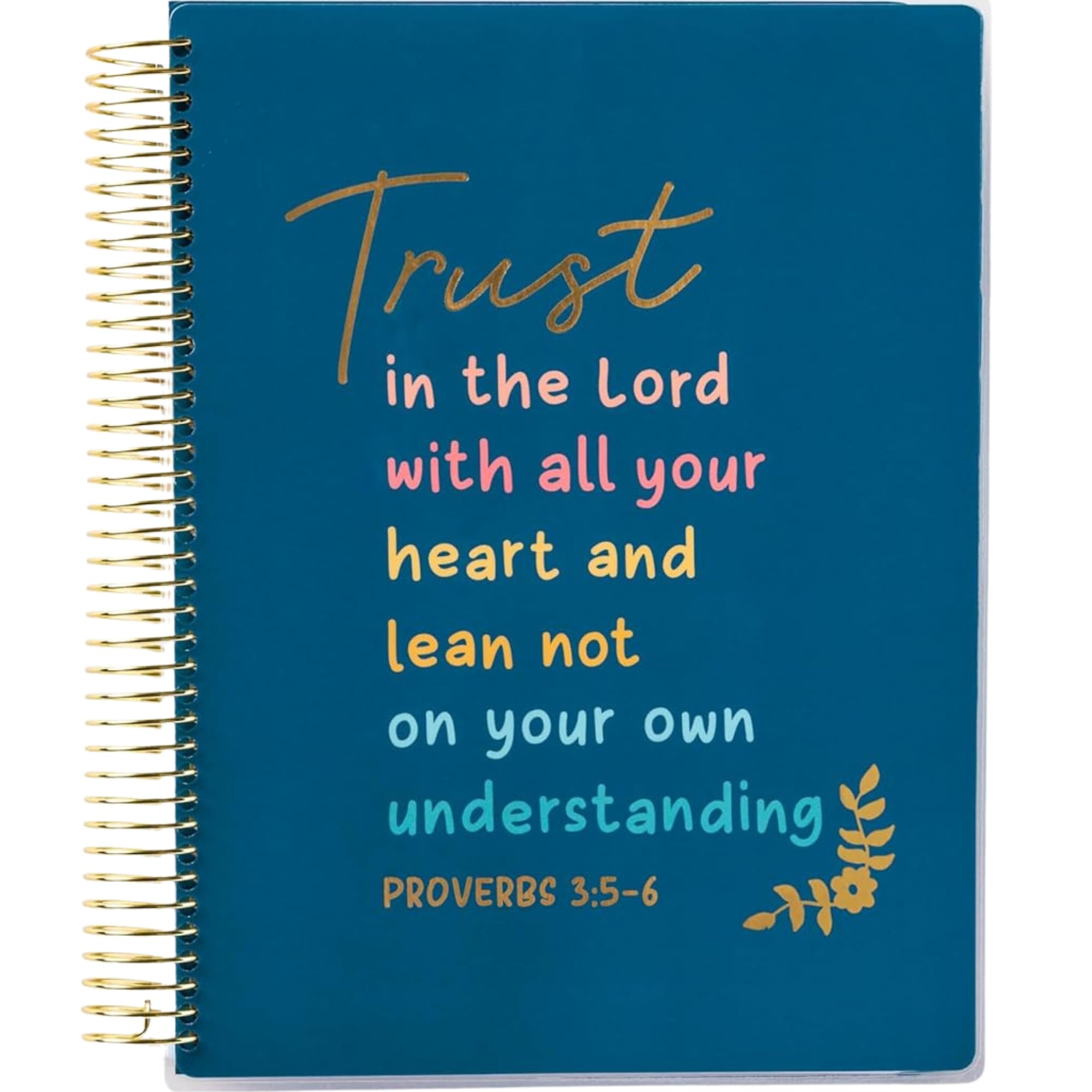 2025 Home Planner with Scripture - Work from Home Organizer with Stickers, Daily Checklist & Monthly Budget Worksheets | Coil Bound, Laminated Cover | Perfect for Daily Planning, Budget Tracking & Vacation Prep