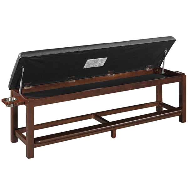 Wooden Storage Bench with Padded Seat - Multi-Functional Entryway, Bedroom & Living Room Furniture for Home Organization