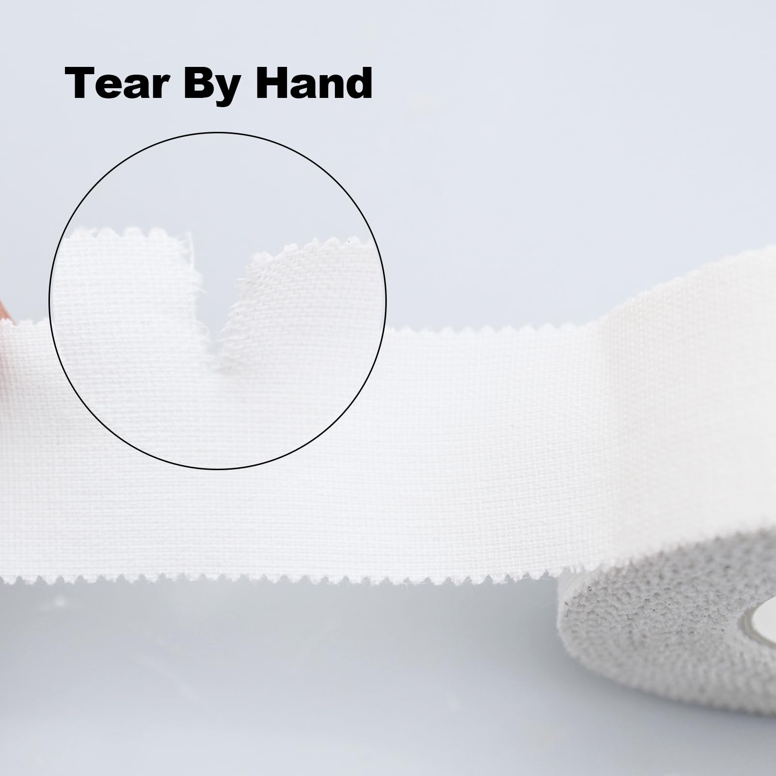 2 Rolls White Sports Tape - Athletic Kinesiology Tape for Football, Soccer, Volleyball & Climbing - 2.5cm x 10m Self-Adhesive Bandage for Shin Guards, Muscle Support & Injury Prevention - Perfect for Athletes & Active Lifestyles