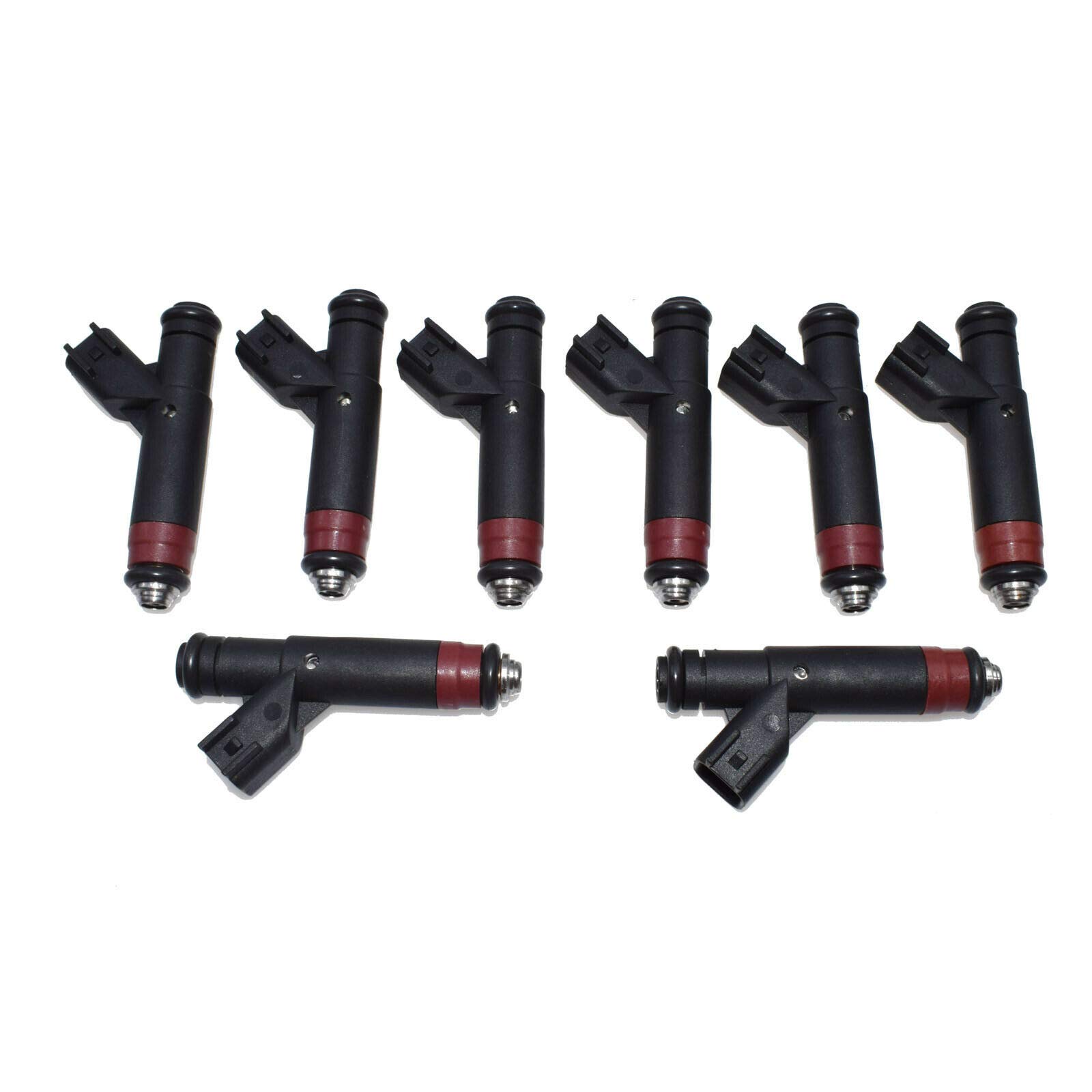 **Fuel Injector & Connector Harness Plug 53032145AA - Compatible with Dodge Durango, Dakota & Jeep Cherokee (Set of 8) - High Performance Fuel System Replacement for Smooth Engine Operation**