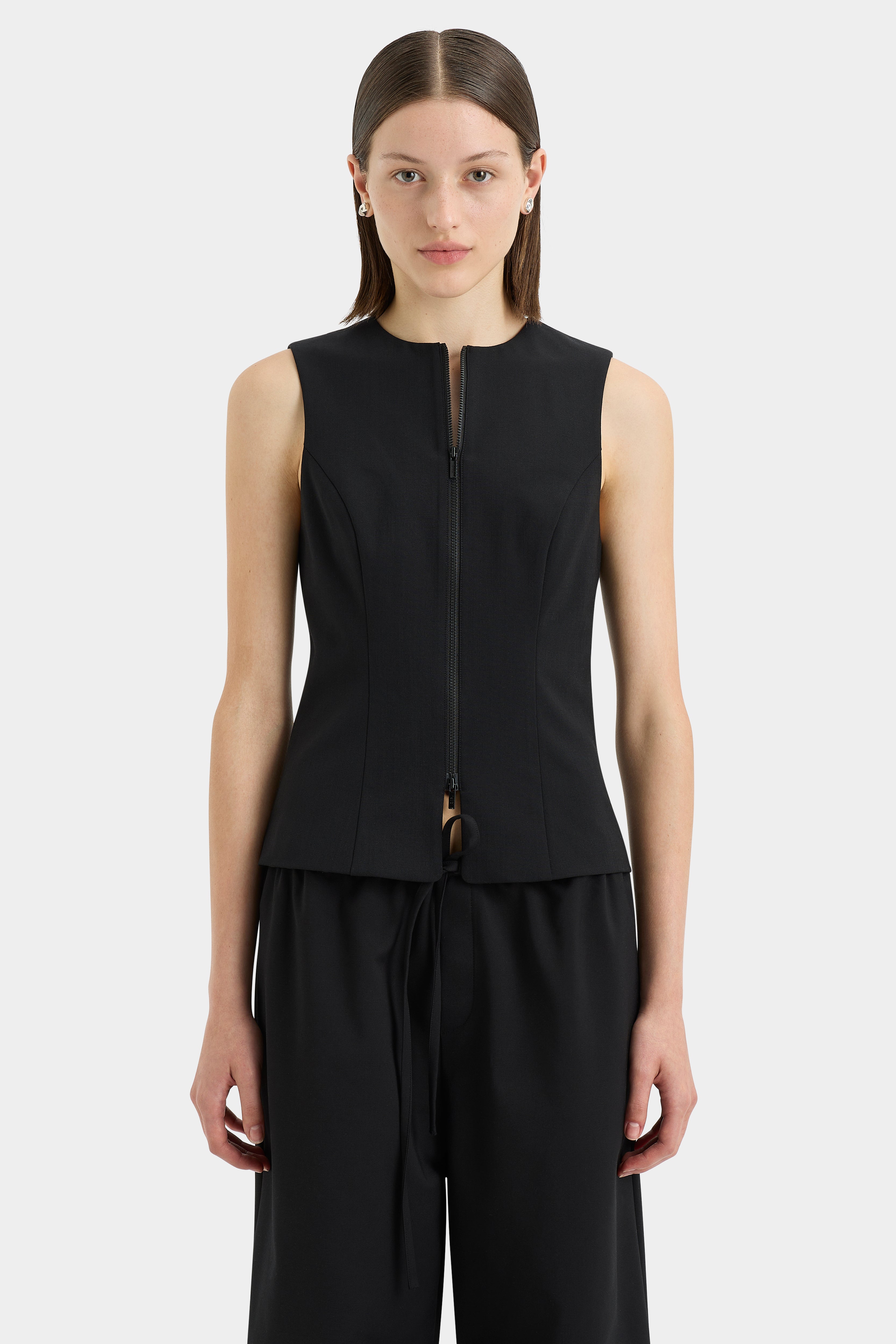 Laredo Zip Top Black - Stylish & Comfortable Women's Hoodie for Casual Wear, Outdoor Activities & Layering