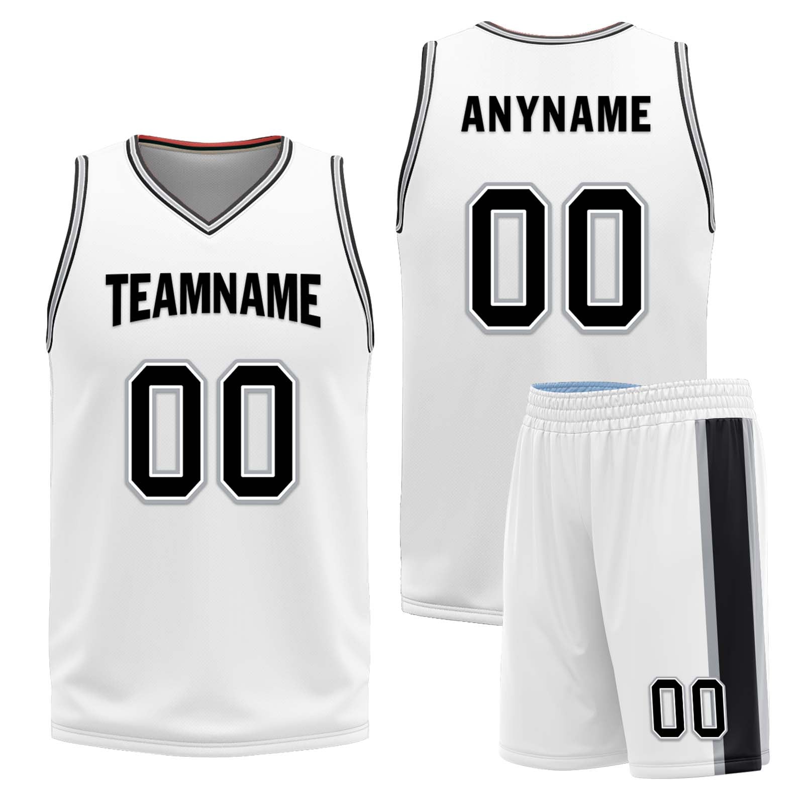 Custom San Antonio City Edition Reversible Basketball Jersey - Glacier Blue, Brown, Red | Personalized NBA Sports Jersey BBJ01R D0610 | Perfect for Games, Training & Fan Support