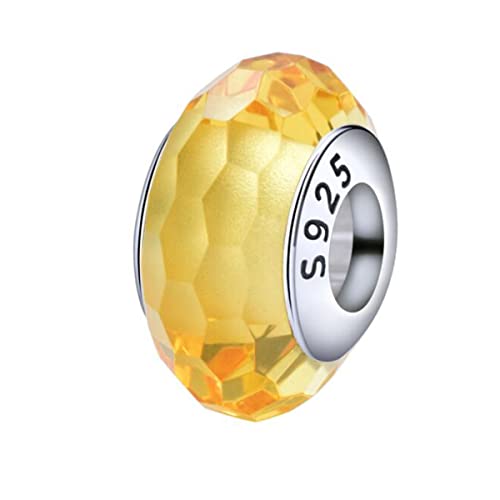 Yellow Glass Beads