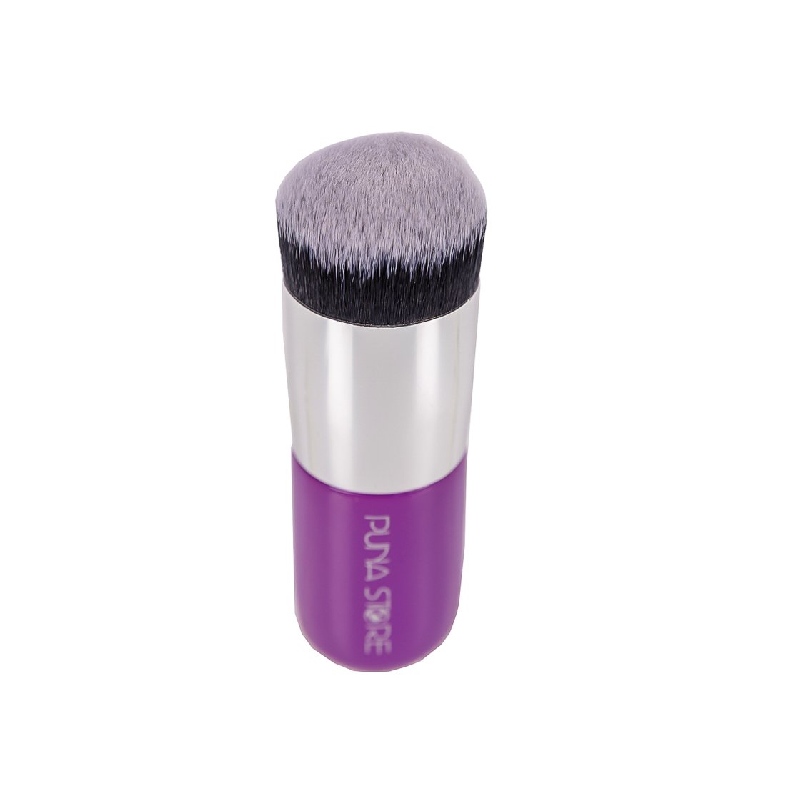 Puna Store Professional Makeup Brush Set - Soft Face Powder & Blush Brush (Purple & Silver) for Flawless Contouring & Blending | Perfect for Everyday Makeup & Professional Makeup Artists