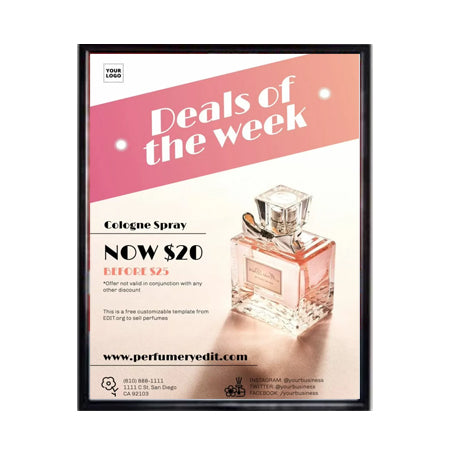10x20 Beveled Poster Frame - Top or Side Load Sign Holder for Displays, Exhibits & Wall Decor - Perfect for Trade Shows, Offices & Home Decor