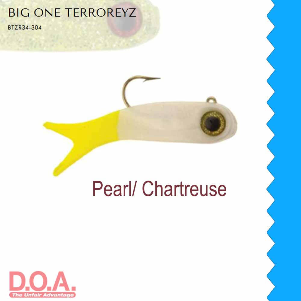DOA Big One Terror Eyes Fishing Lure - Premium Saltwater Bass Fishing Bait for Freshwater & Saltwater Anglers - Perfect for Deep Sea, Lake, and River Fishing Adventures