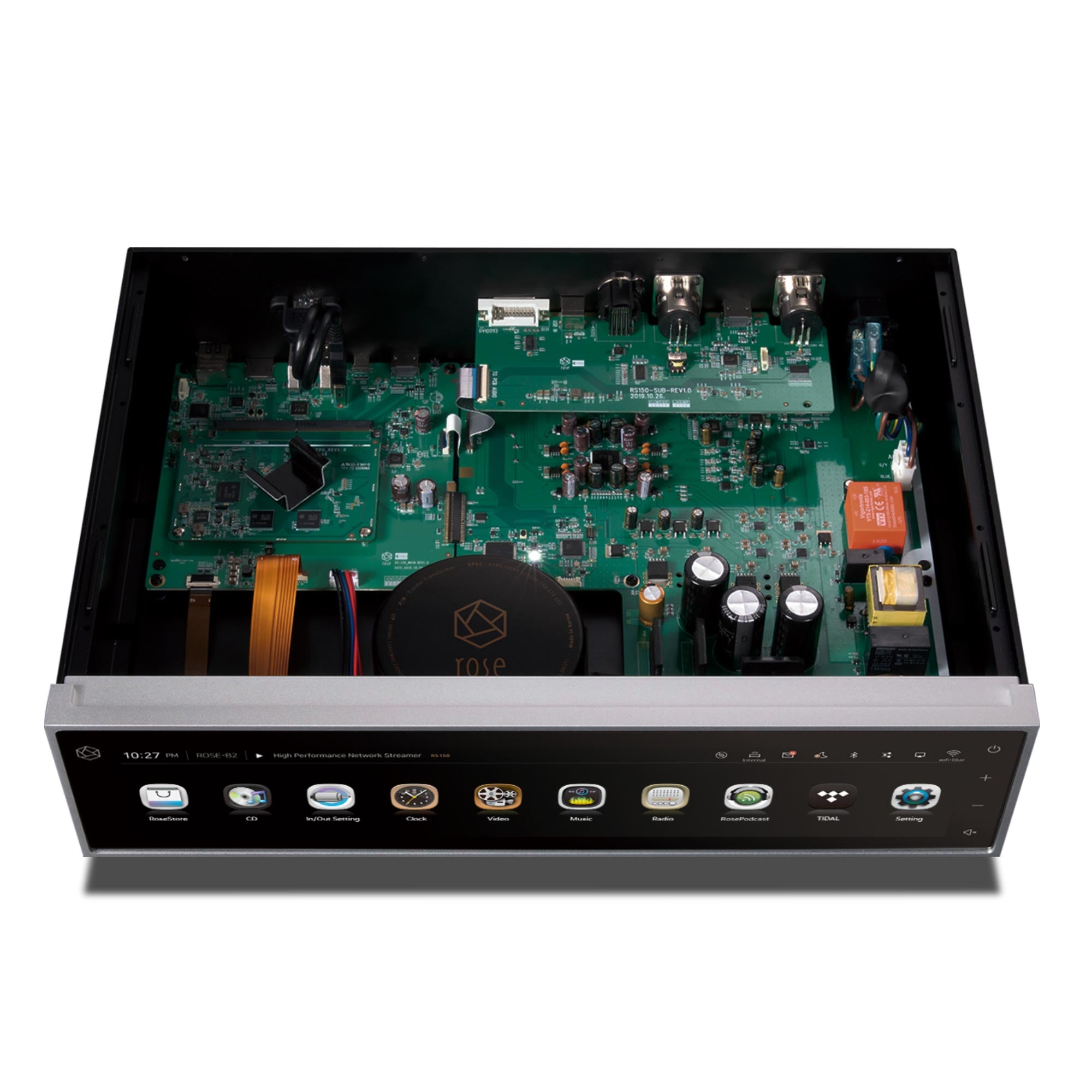 HiFi Rose RS150B High-End Network Audio Streamer - Premium Wireless Music Player for Home Theater & Audiophile Listening