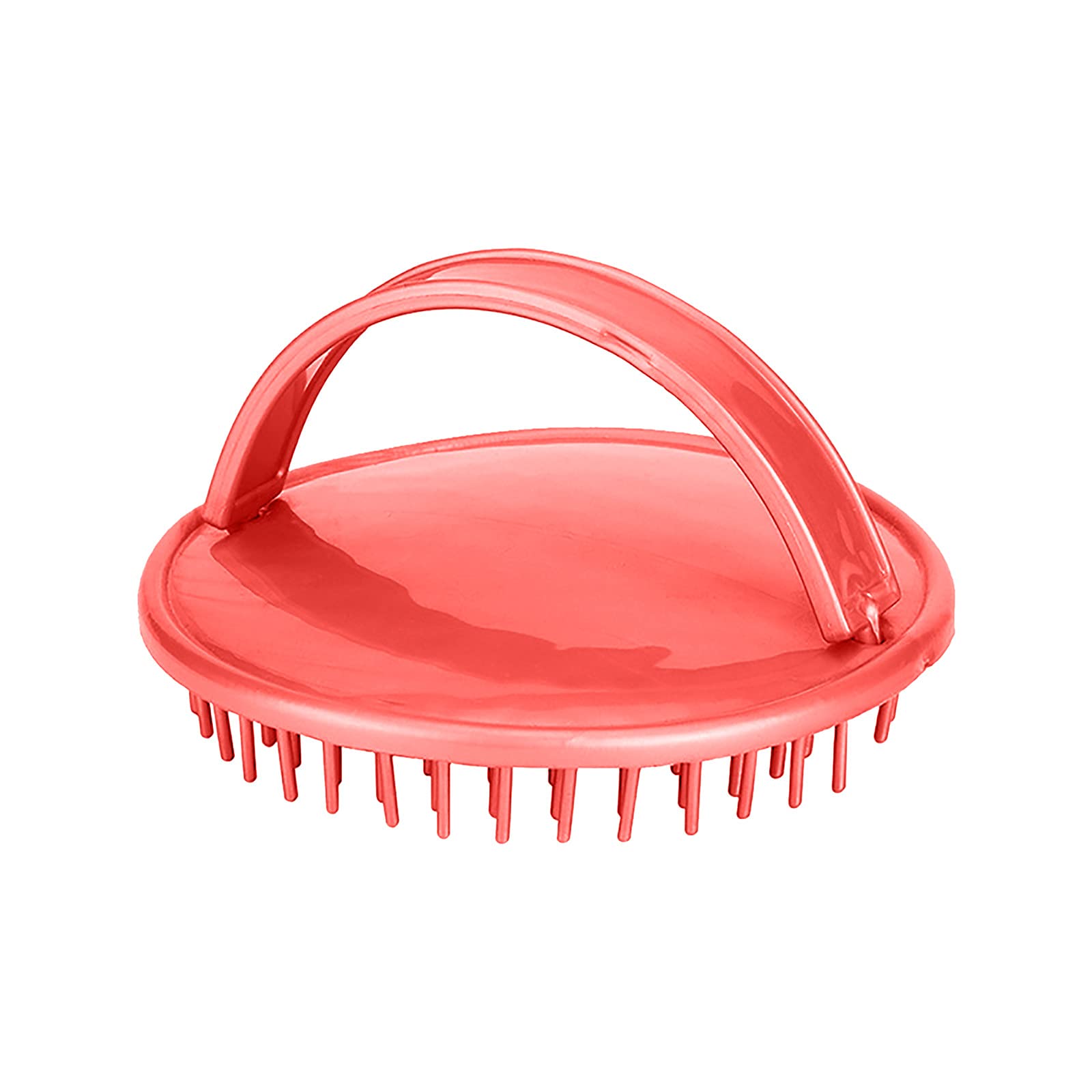 Scalp Massage Shampoo Brush - Exfoliating Hair Brush for Deep Cleaning, Thick & Thin Hair, Curly or Straight - Plastic/Rubber Shower Brush for Bath & Conditioner Use - Perfect for Relaxing Scalp Care & Hair Growth