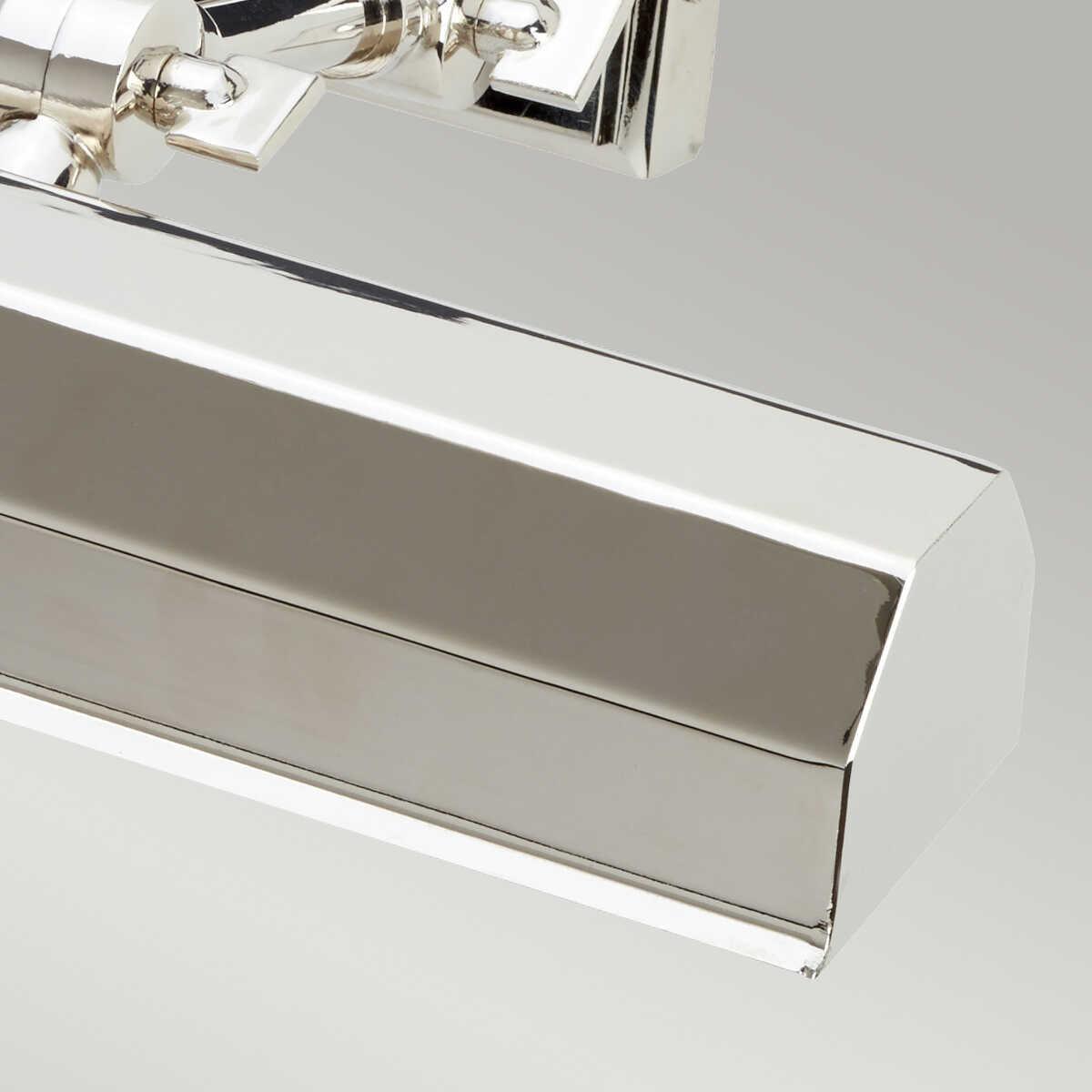 Elstead Chawton Medium Polished Nickel Picture Light - Perfect for Artwork, Gallery Walls & Home Décor Lighting
