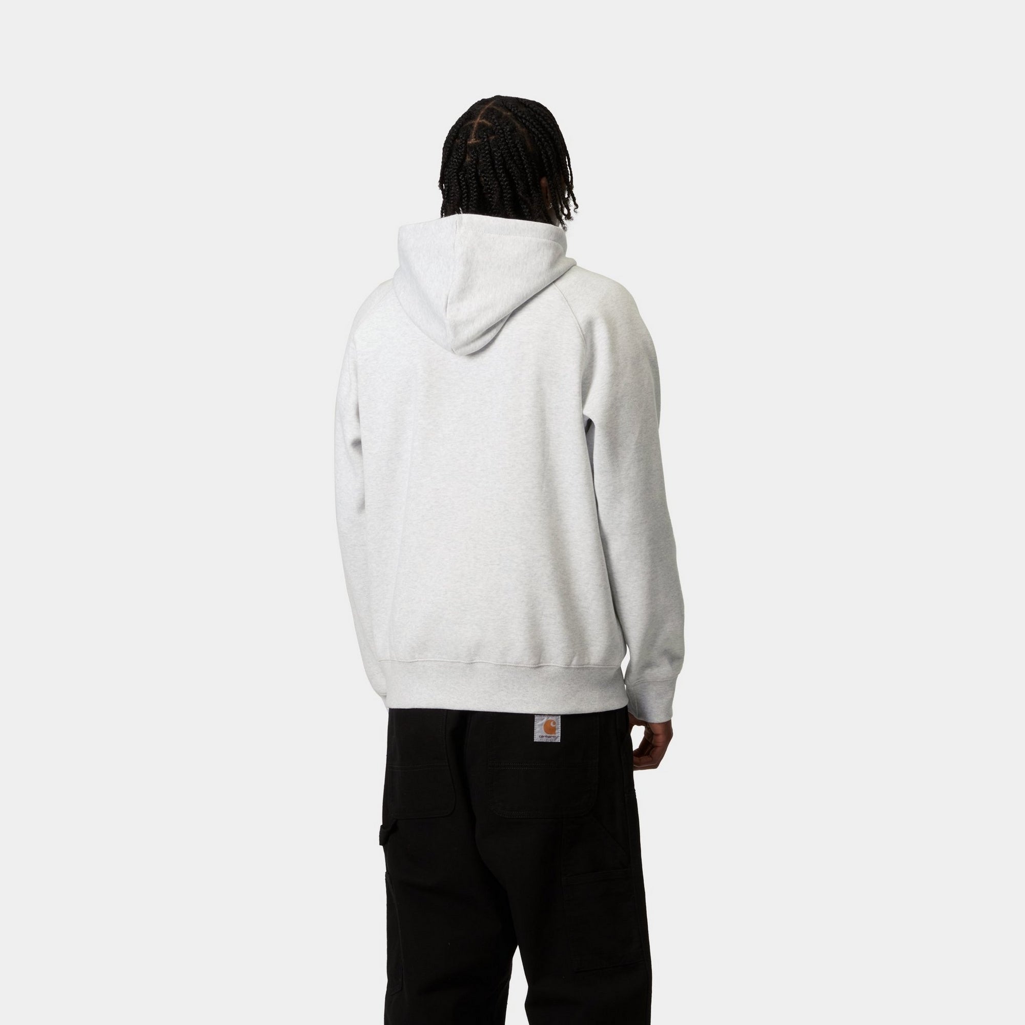 Hooded Chase Sweatshirt for Men & Women | Ash Heather Color | Cozy Fleece Pullover | Perfect for Casual Wear, Gym, and Outdoor Activities