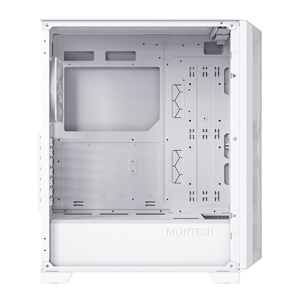 Montech Sky One Lite MESH TG ATX Mid Tower PC Case - ARGB Front Panel, 3 Pre-Installed 120mm Fans, USB Type-C Port | High Airflow Gaming Computer Case for Home & Office Builds
