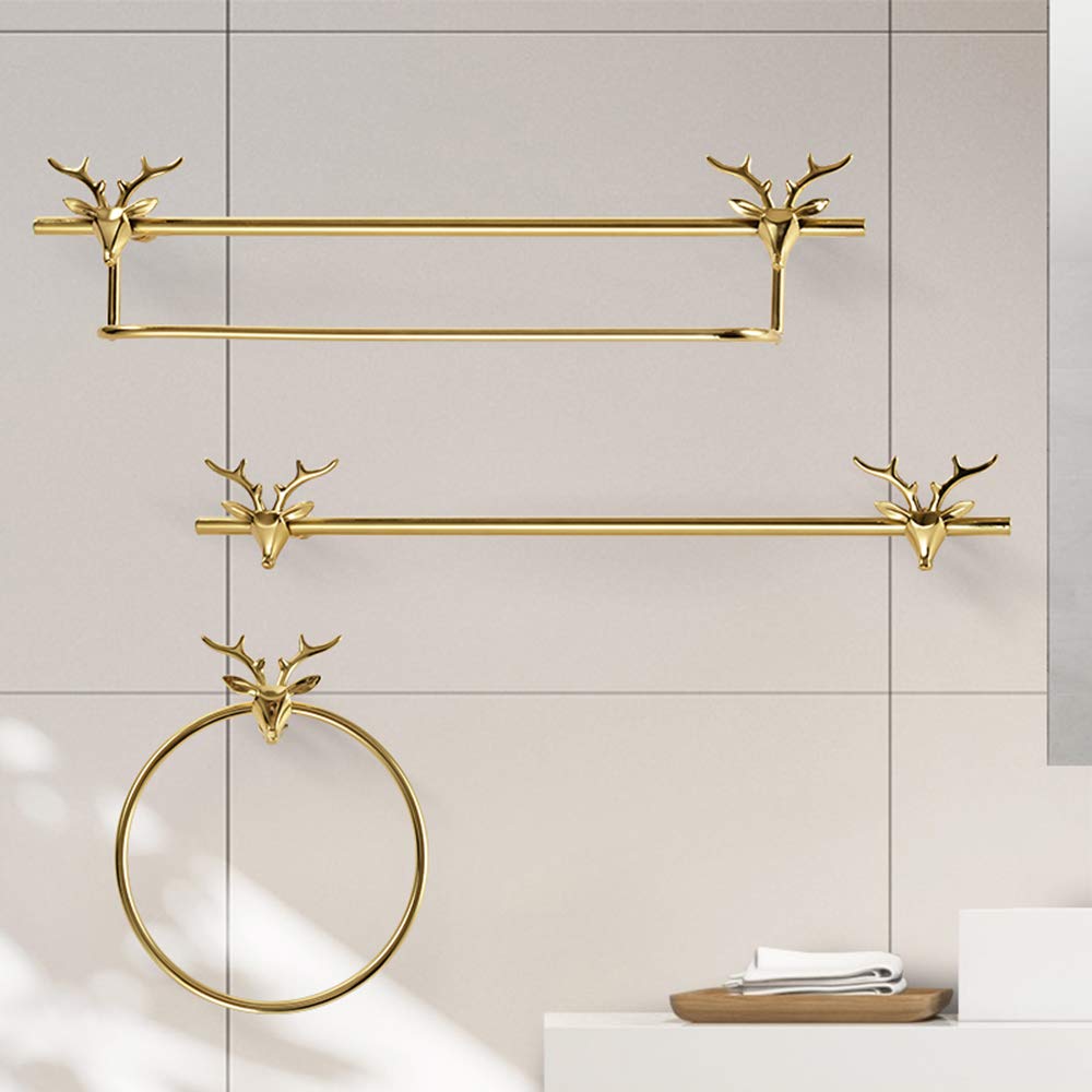 Copper Hook Wall Hanging - Bathroom & Kitchen Organizer for Towels & Utensils