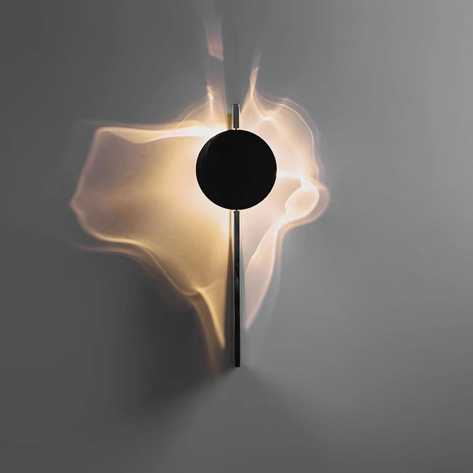 Creative LED Wall Lamp with Adjustable Light & Shadow - Modern Home Decor for Bedroom, Living Room, and Office Ambiance Lighting