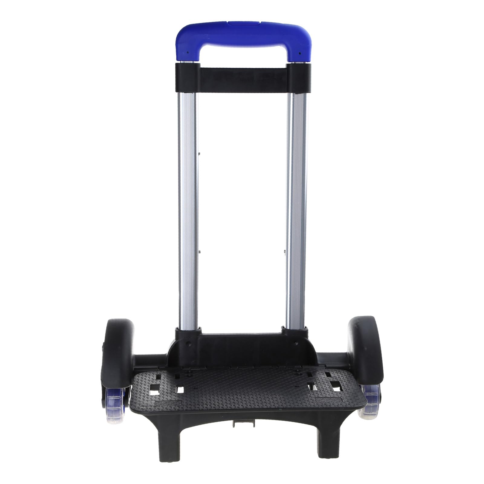 6-Wheel Foldable Aluminum Alloy Hand Cart - Portable Luggage Trolley for Students, Travel & School Backpacks - Perfect for Airports, Campuses and Daily Commutes