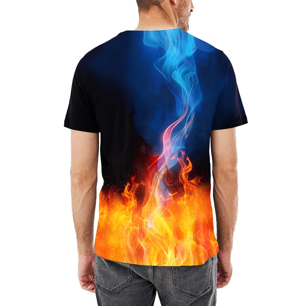 Hgvoetty Unisex 3D Printed Graphic T-Shirt - Stylish Short Sleeve Tee for Men & Women - Perfect for Casual Wear, Street Fashion & Everyday Outfits