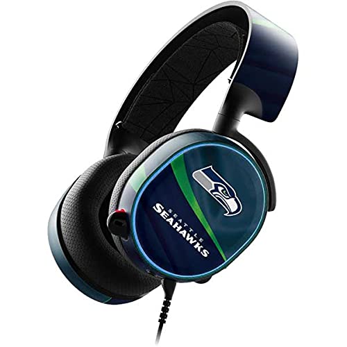 SteelSeries Arctis 3 Gaming Headset Skin Decal - Officially Licensed NFL Seattle Seahawks Design | Protective Cover for PC, PS4, Xbox Gaming Accessories | Perfect for Gamers & Sports Fans