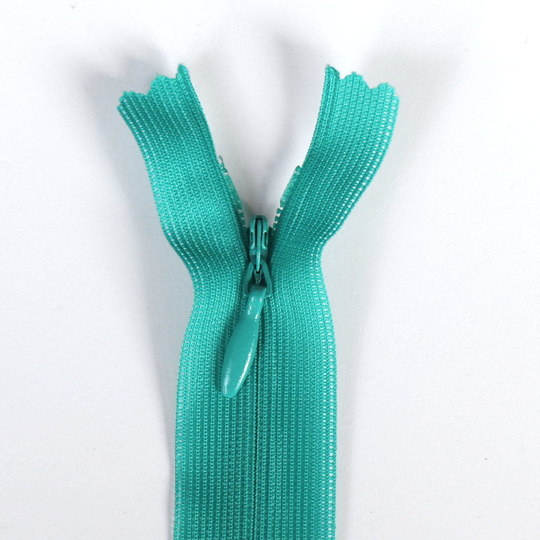 Birch Invisible Zipper in Peacock Color - Multiple Sizes for Dresses, Skirts & DIY Sewing Projects