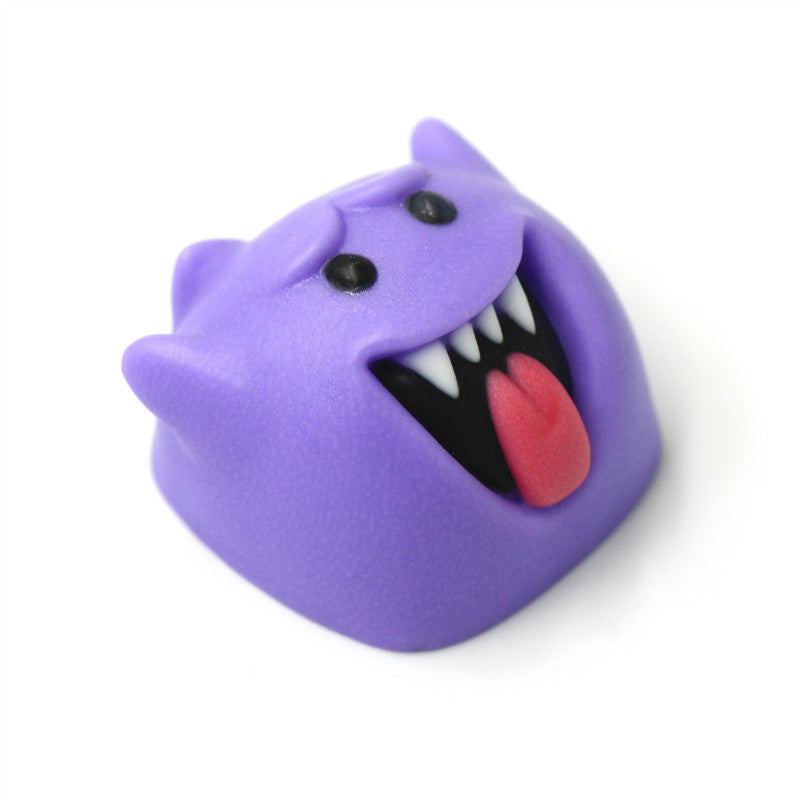 Little Ghost Multi-Color Resin Keycaps - Handmade Custom Artisan Keycaps for Mechanical Keyboards | Gaming & Typing Aesthetic Upgrade