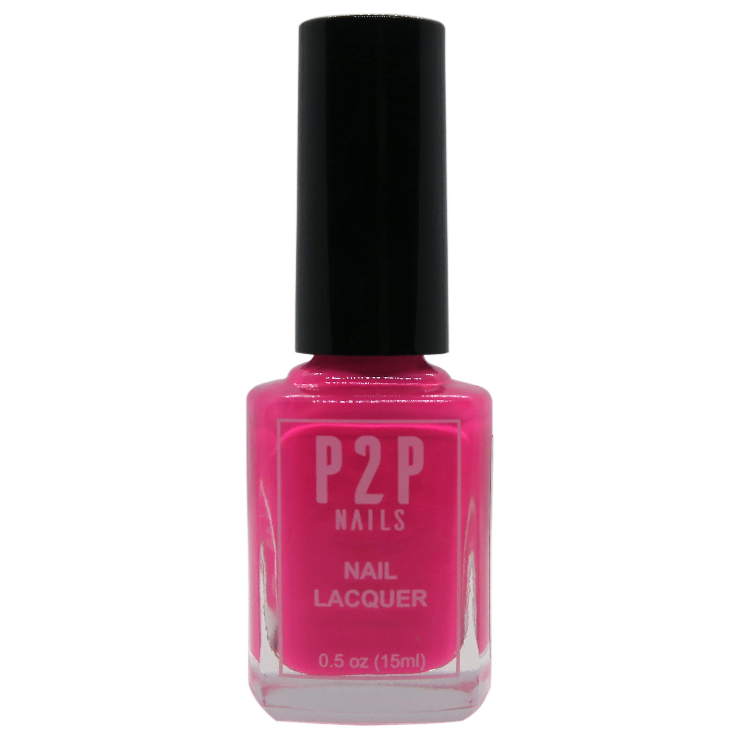 Neon Nail Polish - Long Lasting Quick Dry Gel Polish for Women - Non Chip All Season Nail Lacquer - Multi Colored Fuchsia Gel Nail Polish | Perfect for Parties, Salons & Everyday Wear